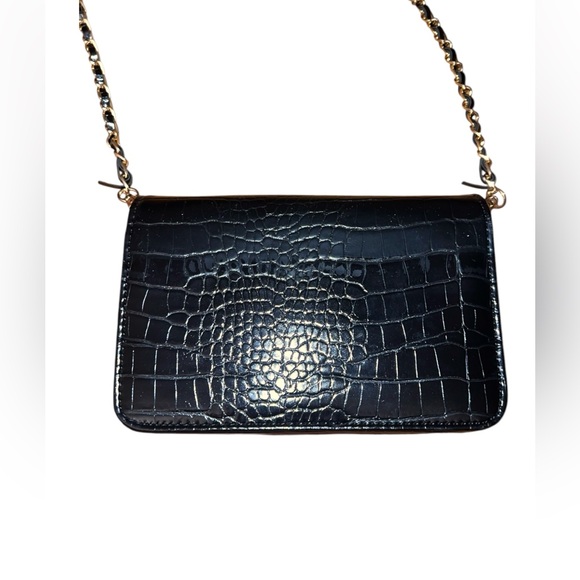 BEBE AUTHENTIC Fabiola Stamped Crocodile Crossbody Bag - Picture 2 of 11